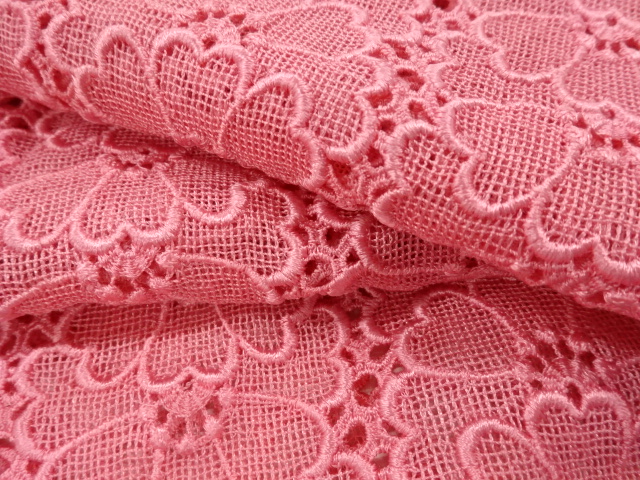  レース花模様ショール